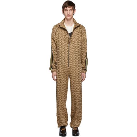 jumpsuit gucci brown|gucci jumpsuit baby.